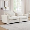 MYINDA  Corduroy Sofa Couch, Deep Seat Couches for Modern Living Room/Apartment/Office - 3 of 4