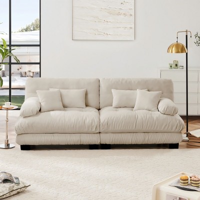 Cloud Sectional Couch,Sofa Soft Comfy Upholstered Furniture For Living Room-Maison Boucle