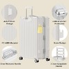 Luupatchy Business Aluminum Frame Zipperless Checked Luggage Hard Shell Suitcase with TSA Lock - 2 of 4