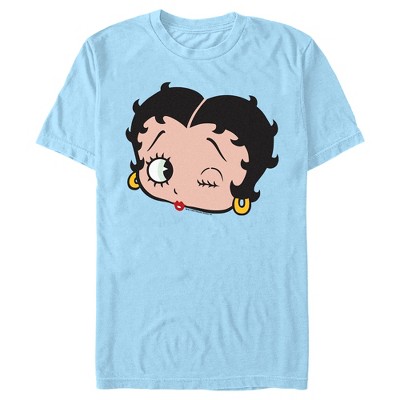 Men's Betty Boop Small Betty Head Icon T-shirt - Light Blue - 3x Large :  Target