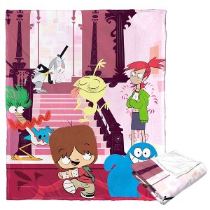 Cartoon Network Foster's Home For Imaginary Friends No Running In The Halls Silk Touch Throw Blanket 50x60 Inches - 1 of 4