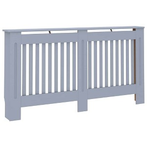 vidaXL Radiator Cover 2 pcs Engineered Wood - 1 of 4