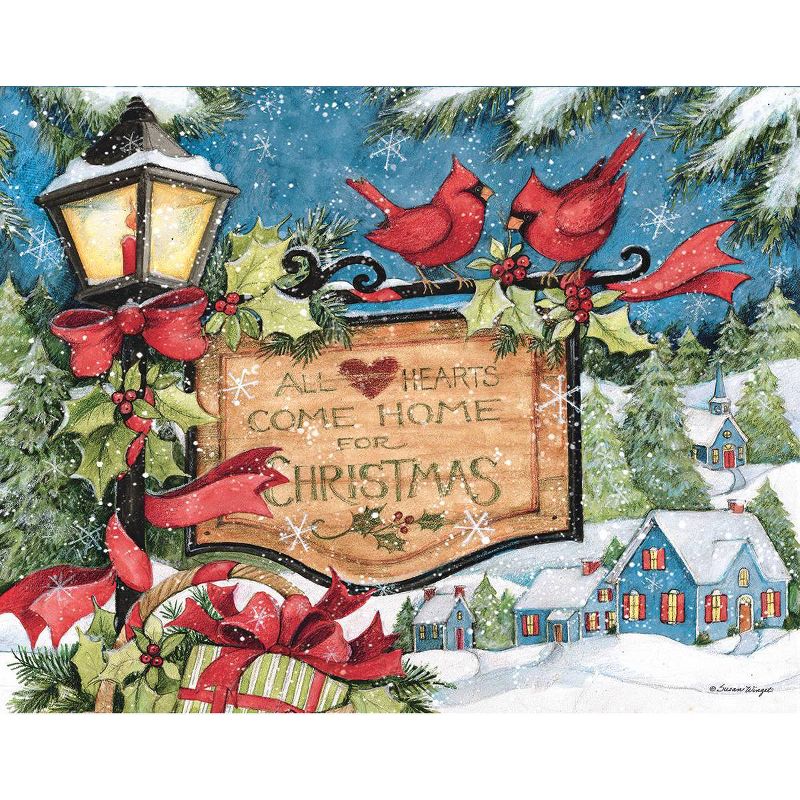 18ct Hearts Come Home Holiday Boxed Cards, 1 of 3