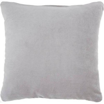 16x16 Solid Velvet Lifestyles Square Throw Pillow Purple - Mina Victory :  Target