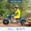 COZONY 36V Kids Electric Dirt Bike, 350W Brushless Motor, 16.5 MPH, with Training Wheels - 4 of 4