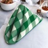 Slickblue Gingham Checkered Napkins 18"x18", Reversible, Yarn-Dyed Polyester, 9 Color Options – Pack of 4 or 10 - 3 of 4