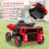 12V Ride On Dump Truck for Kids, Electric Construction Car with Remote, Dump Bed, Shovel, Music Player, Outdoor Toy - 2 of 4