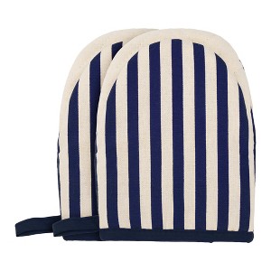 REGALWOVEN Soft Cotton Oven Mitts, Heat Resistant Cooking Gloves, Flexible Gripping for Baking, Kitchen Mitts Set - 1 of 4