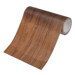 Unique Bargains Self Adhesive Wood Grain Design Durable Easy to Apply Repair Tape - 1 of 4
