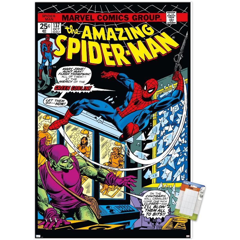 Trends International Marvel Comics - Spider-Man - Amazing Spider-Man #137 Unframed Wall Poster Prints, 1 of 7