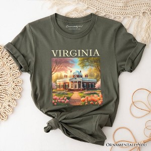 Classic Virginia State Jefferson’s Monticello T-Shirt, Southern Charm Tee and American History Keepsake | OrnamentallyYou - 1 of 4