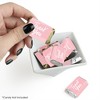 Big Dot of Happiness Pink Elegantly Simple - Mini Candy Bar Wrapper Stickers Party Small Favors 40 Ct - 2 of 4