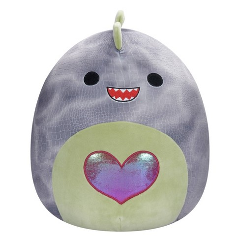 Squishmallows 16" Valentine’s Day Xander the Gray T-Rex Dinosaur Plush Toy - image 1 of 4
