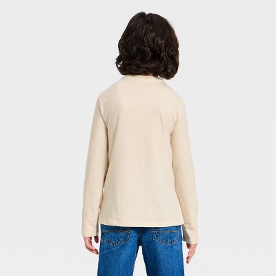 Детские Cat & Jack Boys' Long Sleeve 'National Park' Dog Graphic T-Shirt - Cat & Jack™ Cream M — фото 3