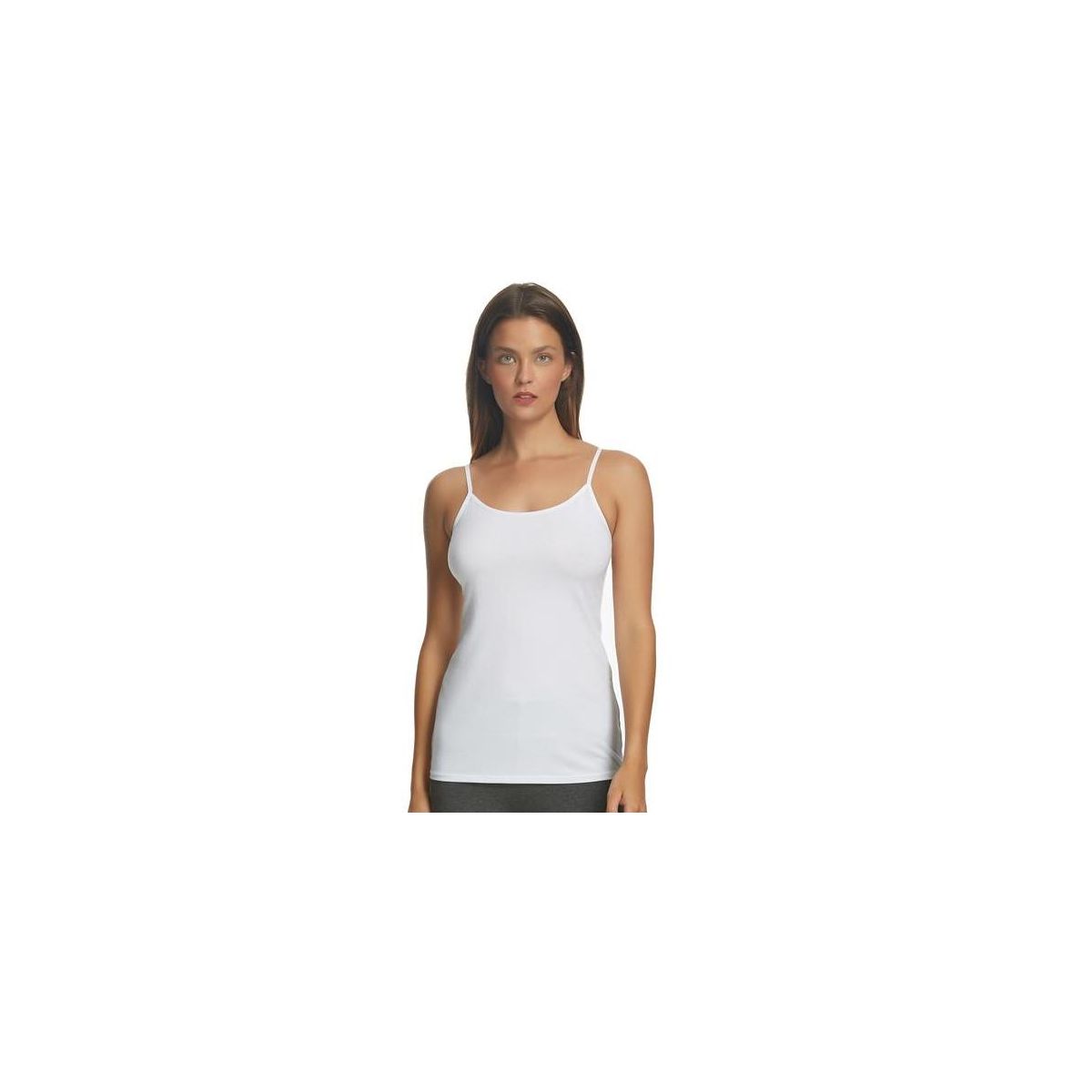 Women's Cotton Modal Stretch Camisole 3-Pack - Soft, Comfortable, Lightweight, Layering - Felina - thumbnail 8