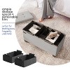 StorageBud Storage Ottoman for Bedroom End of Bed, Fabric Storage Bench, Large Storage Ottoman Bench, Entryway Bench with Storage - 2 of 4