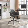 Vatros Mid-Century Modern Office Chair Rolling Swivel Height Adjustable Office Chair with Arms - 2 of 4