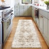 Washable Vintage Printed Rug Non Slip Low Pile Rug Soft Throw Floor Cover Foldable Indoor Carpet for Living Room Bedroom Playroom Nursery - 3 of 4