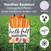 Big Dot of Happiness Fall Pumpkin - Party Decorations - Halloween or Thanksgiving Party Welcome Yard Sign - 3 of 4