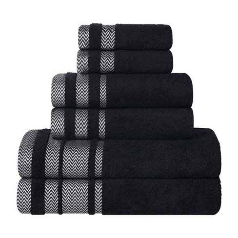 Cotton Medium Weight 6 Piece Bathroom Towel Set by Blue Nile Mills - image 1 of 4