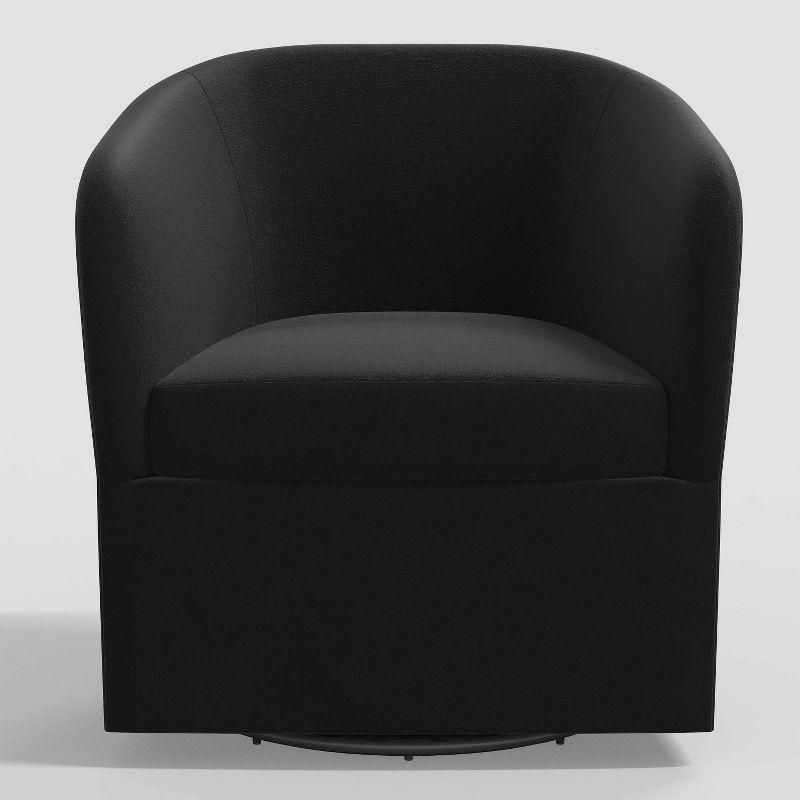 Rhea Swivel Chair in Velvet - Threshold™, 3 of 8