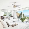 Airsurfer 48" Crystal Ceiling Fan With Light - 2 of 4