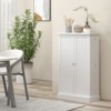 FONTOI 41" Kitchen Pantry Storage Cabinet, Freestanding Cabinet with 12 Shelves, 5-tier Shelving&Adjustable Shelves, Painted White, 11.8"*41"*23.5" - 2 of 4