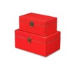Cheung's Amadeo Set of 2 Wooden Latched Boxes Red - 3 of 4