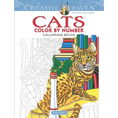 Creative Haven Around The World Color By Number - (adult Coloring Books:  World & Travel) By George Toufexis (paperback) : Target