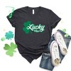 Simply Sage Market Women's Lucky Vibes Clover Short Sleeve Graphic Tee - 3 of 4