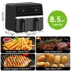 Teendow Dual Basket Air Fryer, 8.5-Quart Large Capacity Air Fryer with Smart Touchscreen, Independent Controls, Easy-Clean,Automatic Shut-Off - 3 of 4