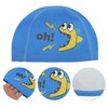 Unique Bargains Kid's Knitted PU Letter Swim Cap 1 Pc - 3 of 4