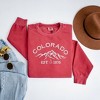 Simply Sage Market Women's  Garment Dyed Graphic  Embroidered Sweatshirt Colorado Mountains - 3 of 3