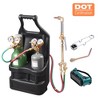 Yescom DOT Oxy Acetylene Torch Kit Gas Tank Brazing Welding Cutting Black Holder Gauge Portable Brass Nozzle Long Pipe Goggles Heavy Duty Oxygen - 2 of 4