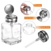 Unique Bargains Glass Makeup Remover Nail Polish Push Down Alcohol Dispenser Bottles 2 Pcs 4Oz / 120ML - 4 of 4
