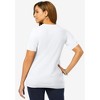 Jessica London Women's Plus Size Fine Gauge Crewneck Shell - 3 of 4