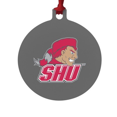 Sacred Heart University Secondary Logo Aluminum Holiday Christmas Tree Ornament
