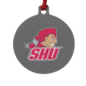 Sacred Heart University Secondary Logo Aluminum Holiday Christmas Tree Ornament - 1 of 4