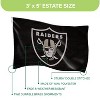 3'x5' Single Sided Flag w/ 2 Grommets, Las Vegas Raiders - 2 of 4
