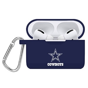 NFL Dallas Cowboys Apple AirPods Pro Compatible Silicone Battery Case Cover - Blue - 1 of 2