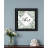 HomeRoots GOOD VIBES Black Framed Print Wall Art - 2 of 4