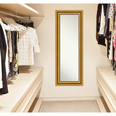 Parlor Gold Full-Length Rectangular Door Mirror