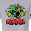 Women's - Teenage Mutant Ninja Turtles - Radical Group Cropped Graphic T-Shirt - 2 of 4