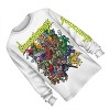 Mens Goosebumps Horror Mask Shirt - Goosebumps Book List Front and Back Mens Long Sleeve T-Shirt - 4 of 4