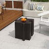 MAYEERTY 1 Pack Modular Puzzle Side Table, MGO Artistic End Table for Indoor Outdoor Living Room, Patio - 3 of 4