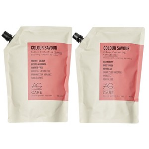 AG Care Colour Savour Color Protecting Shampoo & Conditioner (33.8 oz Refill XXL Large) Kit DUO SET Revitalize Hair - 1 of 4