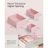 Set of 12 Foldable Fabric Drawer Organizers, 3-Size Storage Bins for Socks Underwear Accessories - 4 of 4