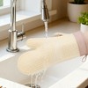 REGALWOVEN Heat Resistant Silicone Thick Cotton Lining Oven Mitts 13 x 7.5 Inch 2 Pcs - 4 of 4