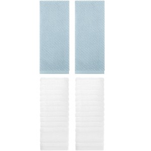 REGALWOVEN 4 Pcs Cotton Quick Drying Soft Striped Hand Towel 14" x 30" - 1 of 4