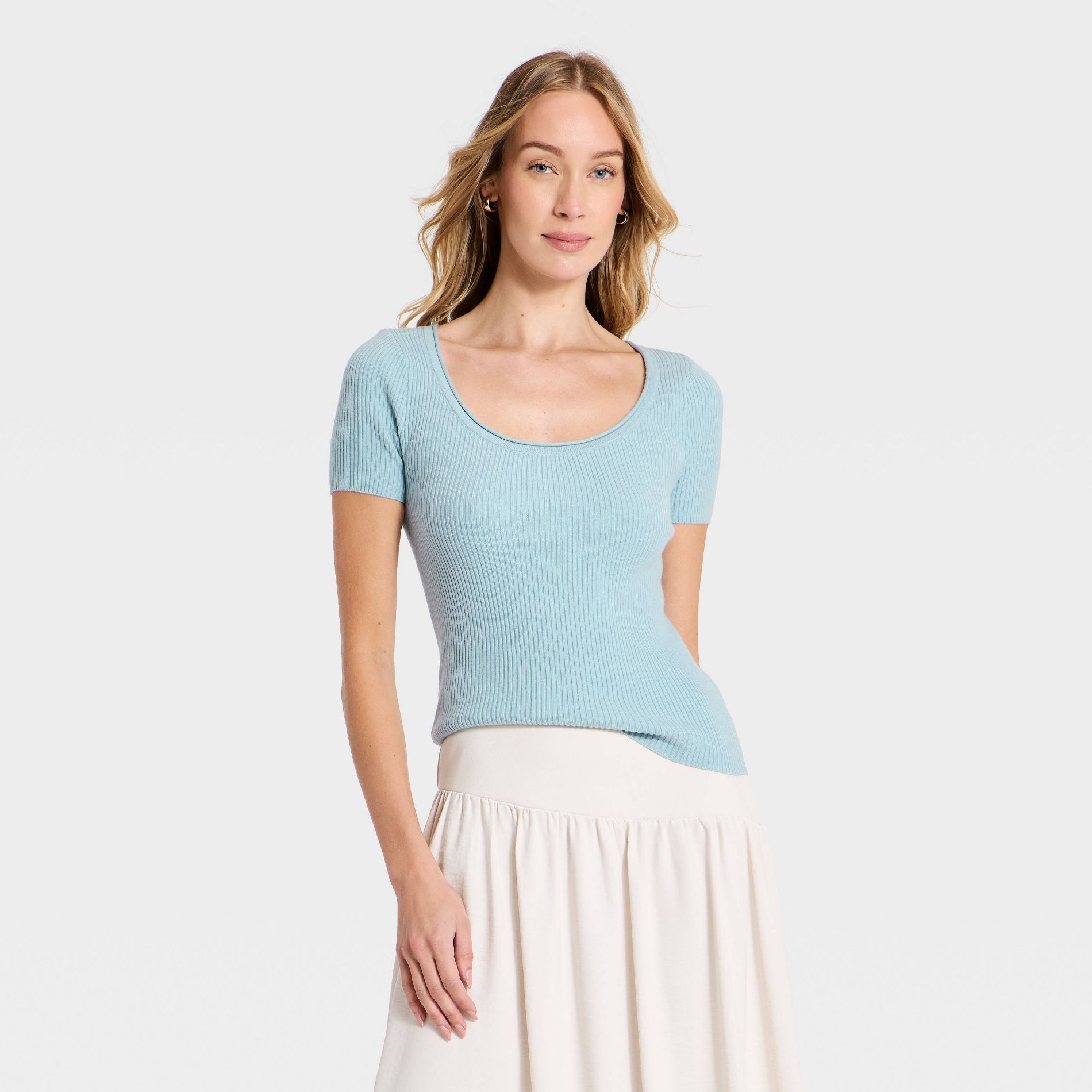 Women's Short Sleeve Sweater T-Shirt - A New Day™